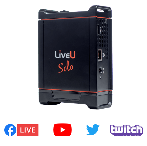 LiveU Solo Live streaming for social media youtube podcast