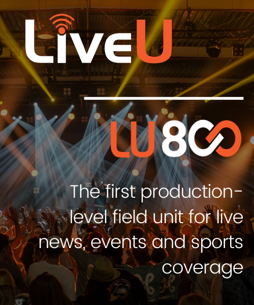 LU800 live streaming for events, news and sports